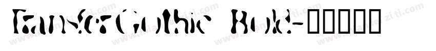 TransferGothic Bold字体转换
